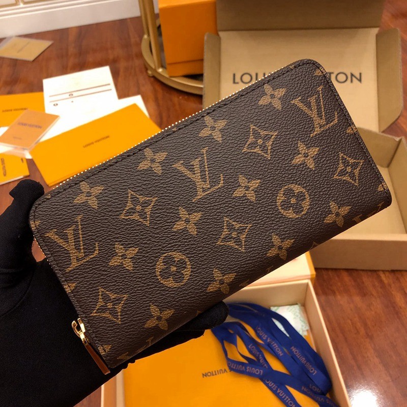 M42616 拉鏈錢包 棕色_1