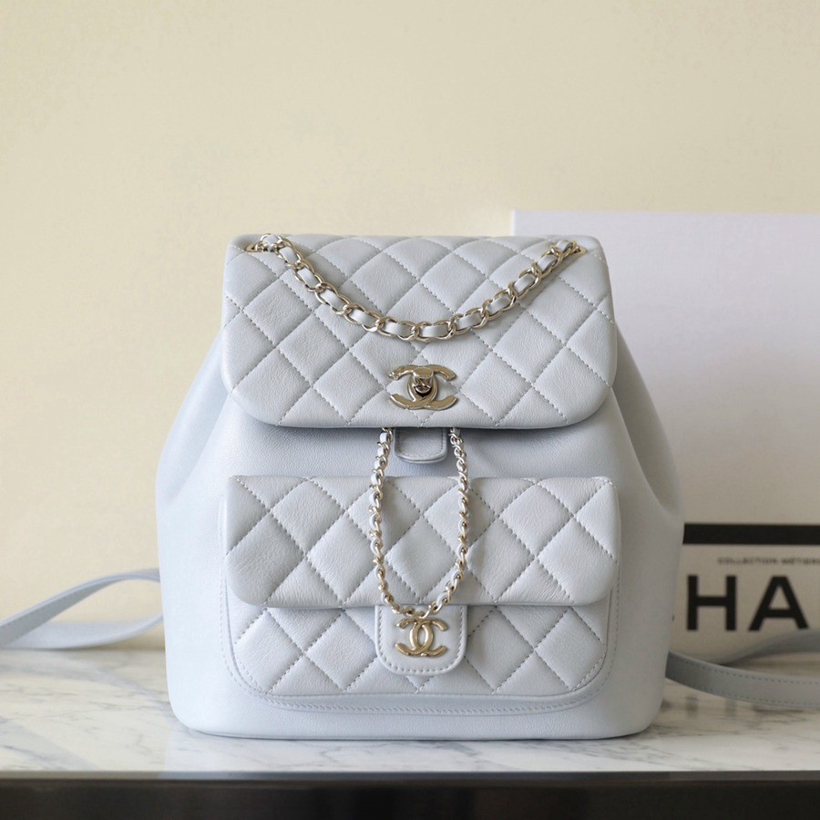 24P春夏新色 Duma雙肩背包 淡灰色_1