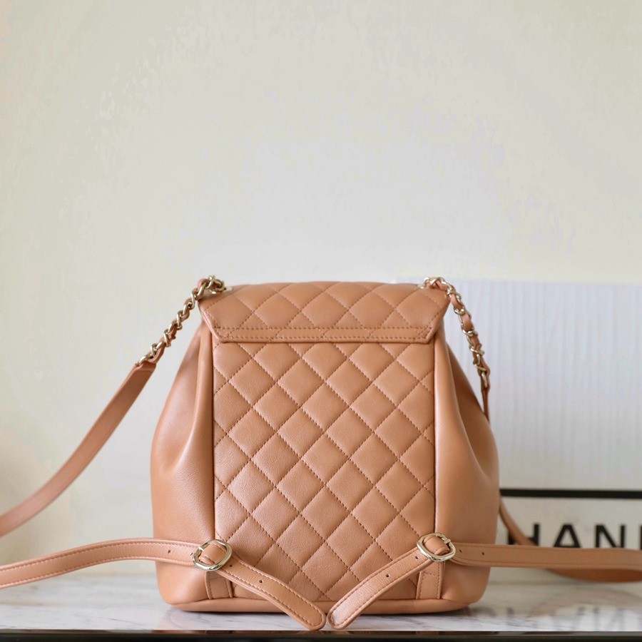 24P春夏新色 Duma雙肩背包 焦糖色_3