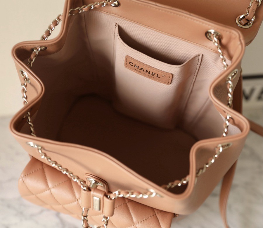 24P春夏新色 Duma雙肩背包 焦糖色_6