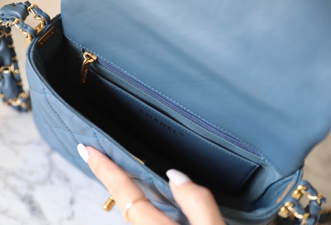 23K 19系列口蓋包 藍色_6