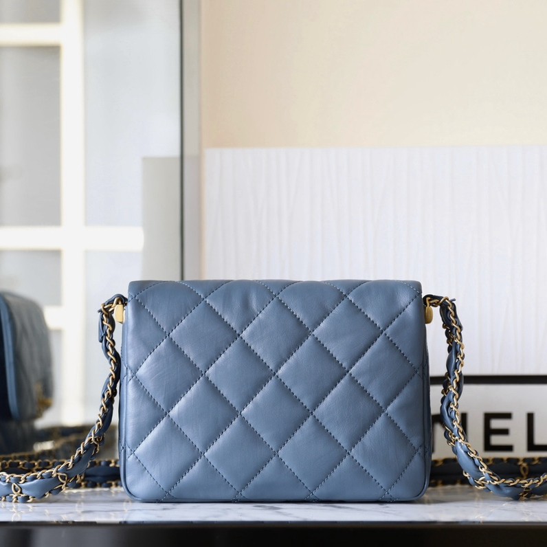 23K 19系列口蓋包 藍色_3