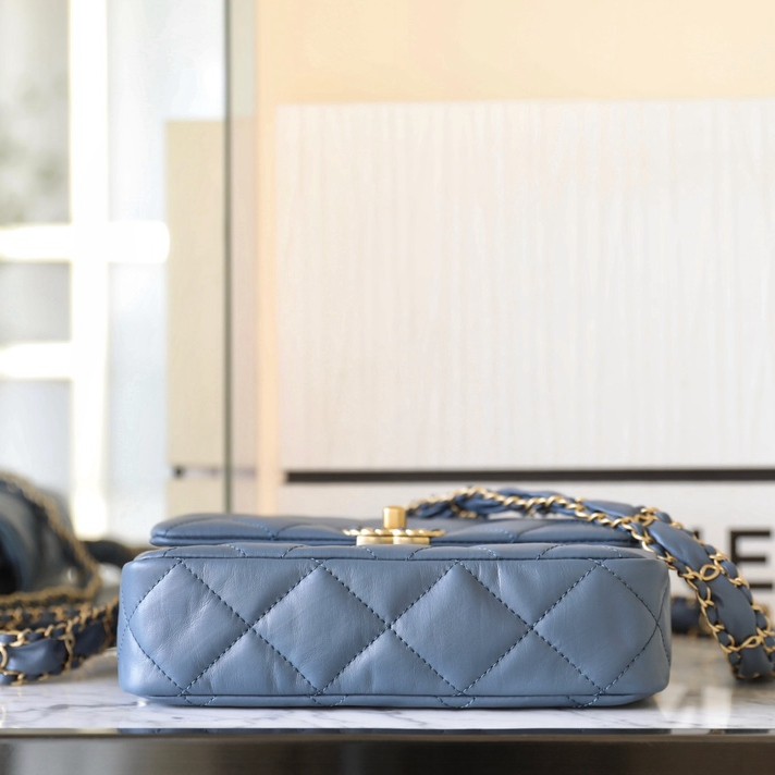 23K 19系列口蓋包 藍色_5