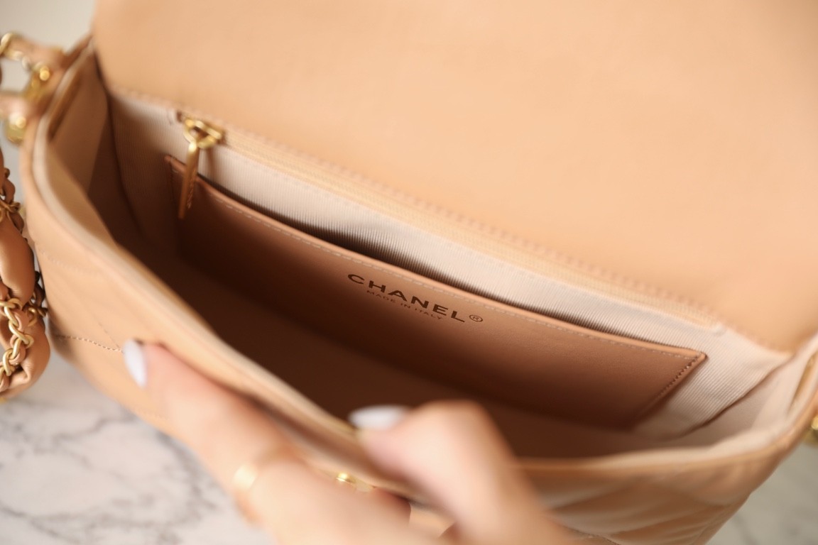 23K 19系列口蓋包 奶茶色_6