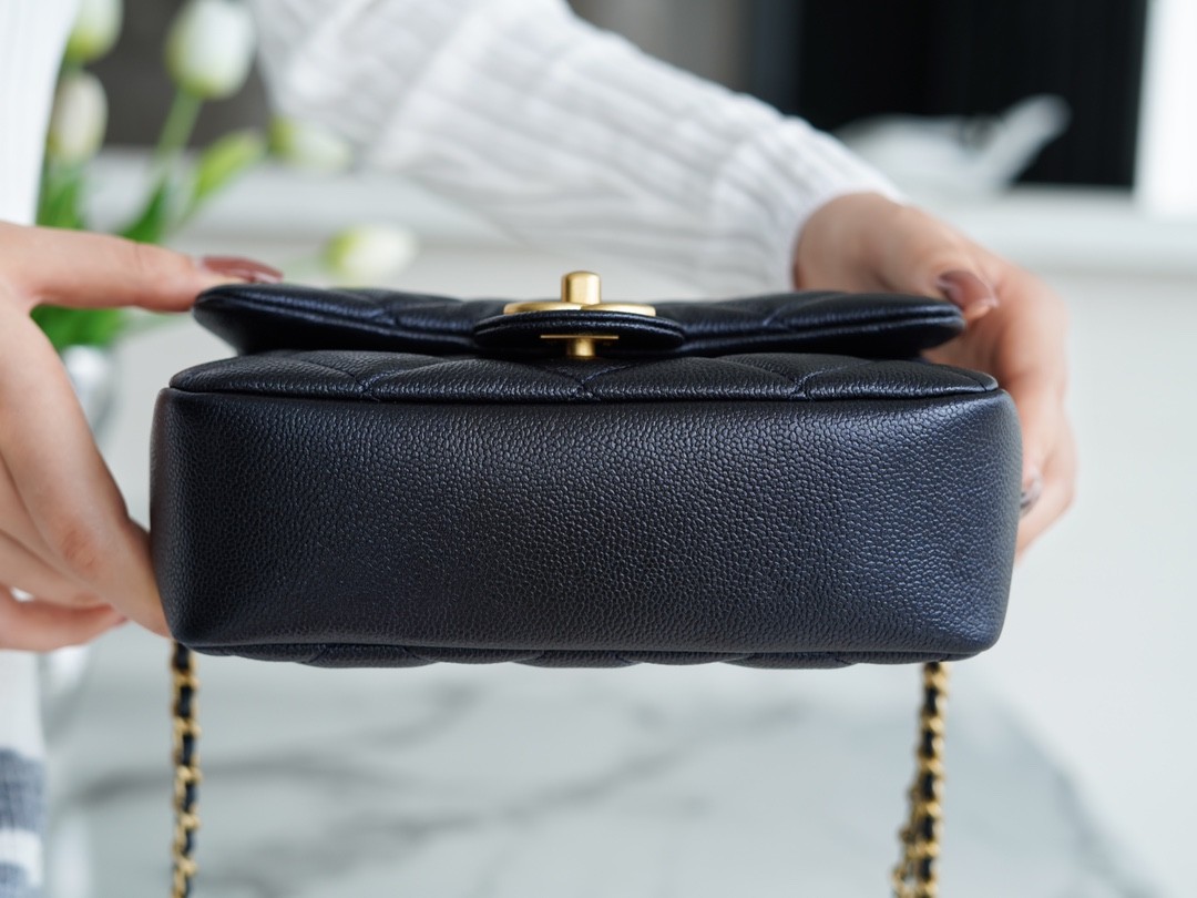 小香子彈殼方胖子 珠光黑藍_7