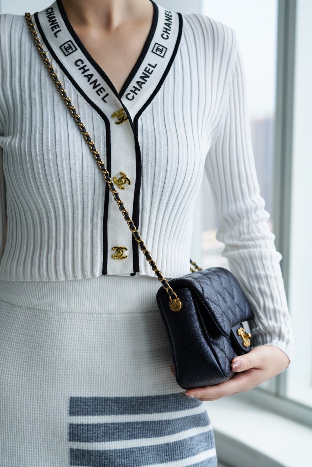 小香子彈殼方胖子 珠光黑藍_11