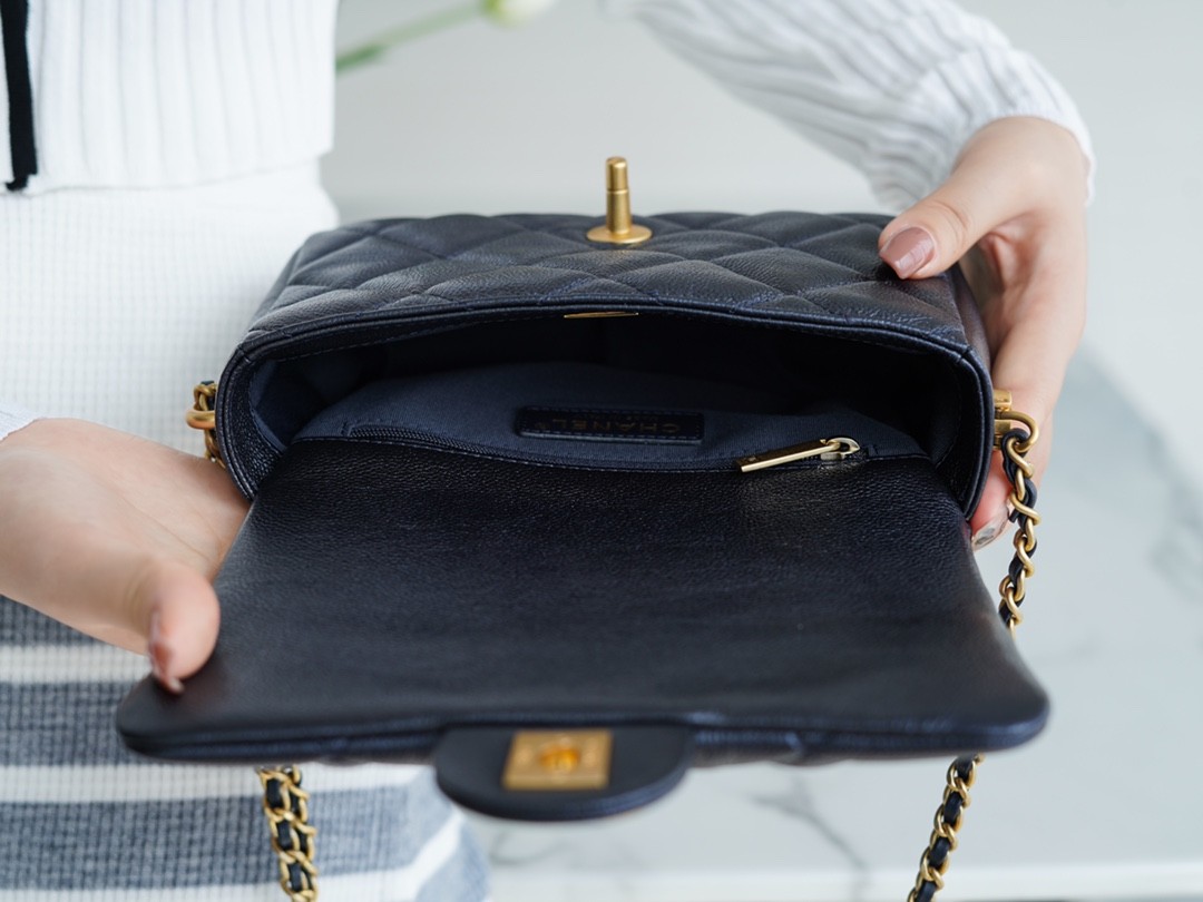 小香子彈殼方胖子 珠光黑藍_2