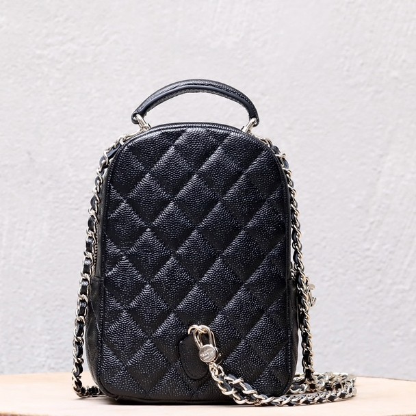 小香24C Mini雙肩背黑金_5