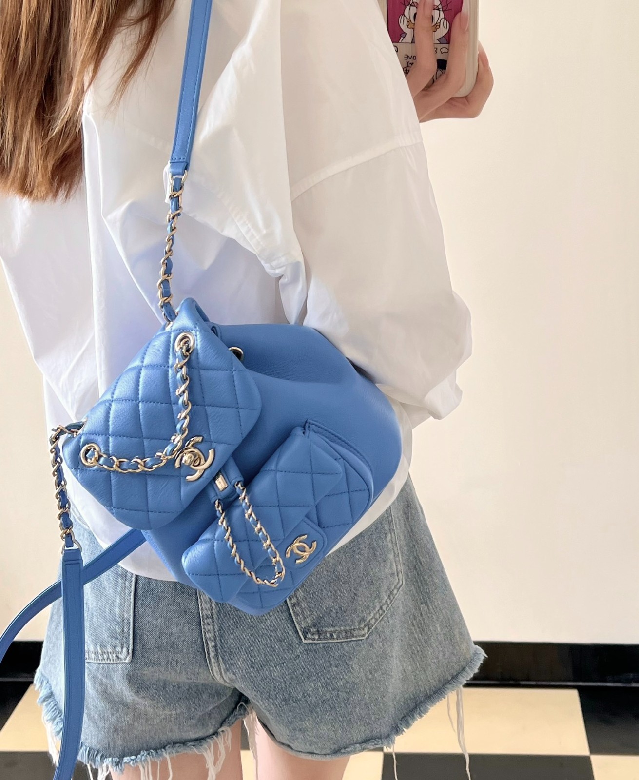 24P春夏新色 Duma背包 海藍色小號_8