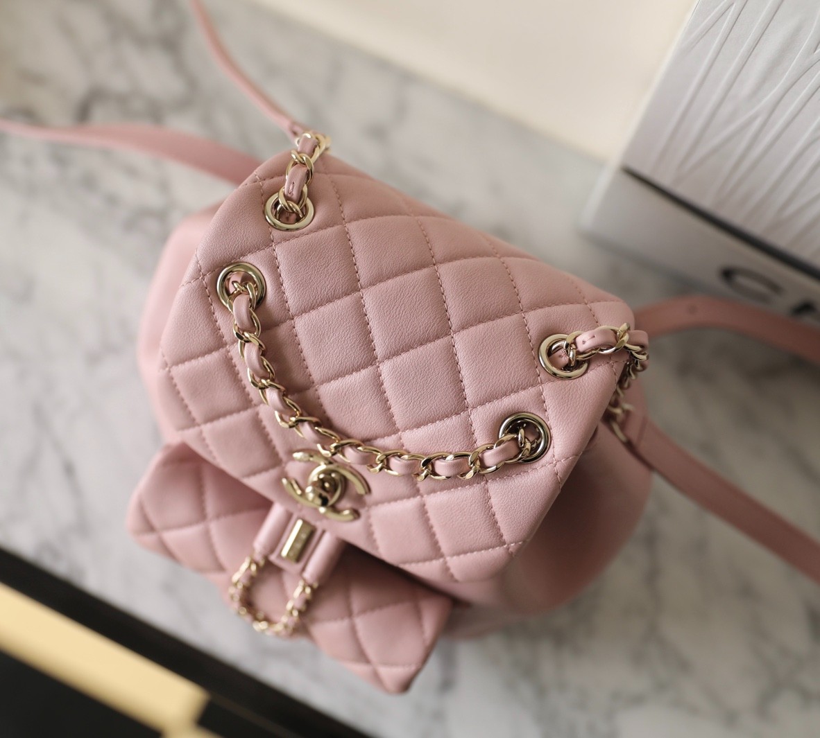 24P新色Duma後背包小號粉色_4