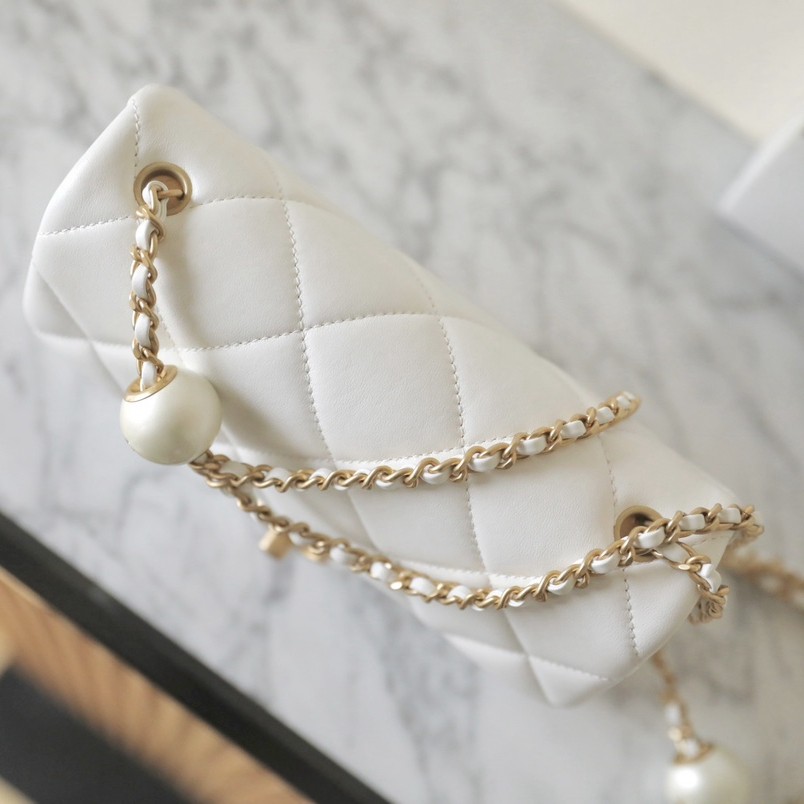 24S春夏雙珍珠大Mini白色_4