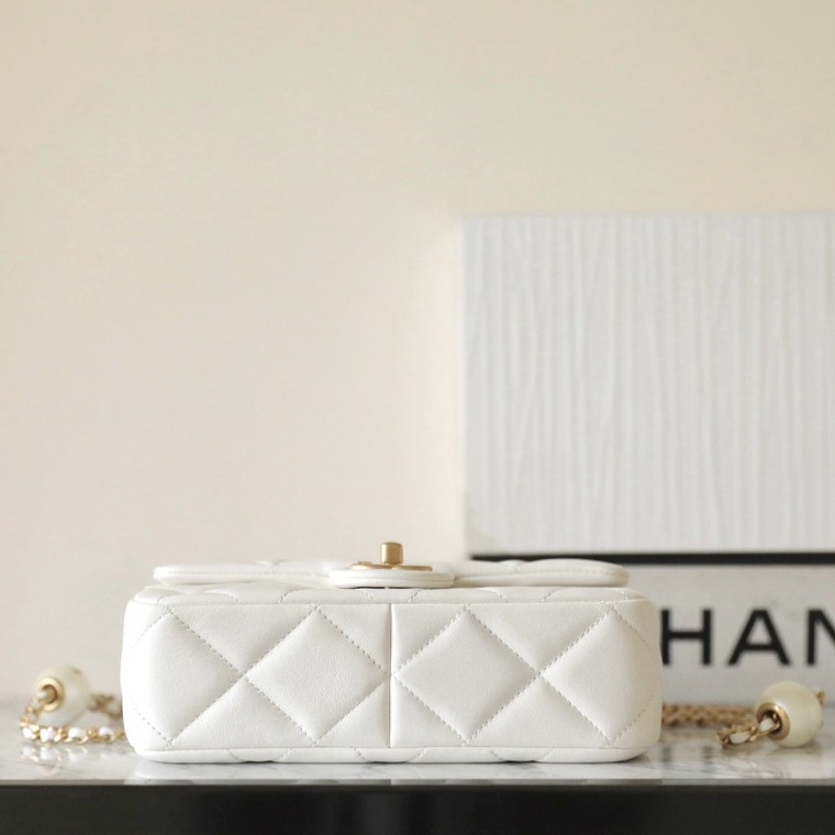 24S春夏雙珍珠大Mini白色_5