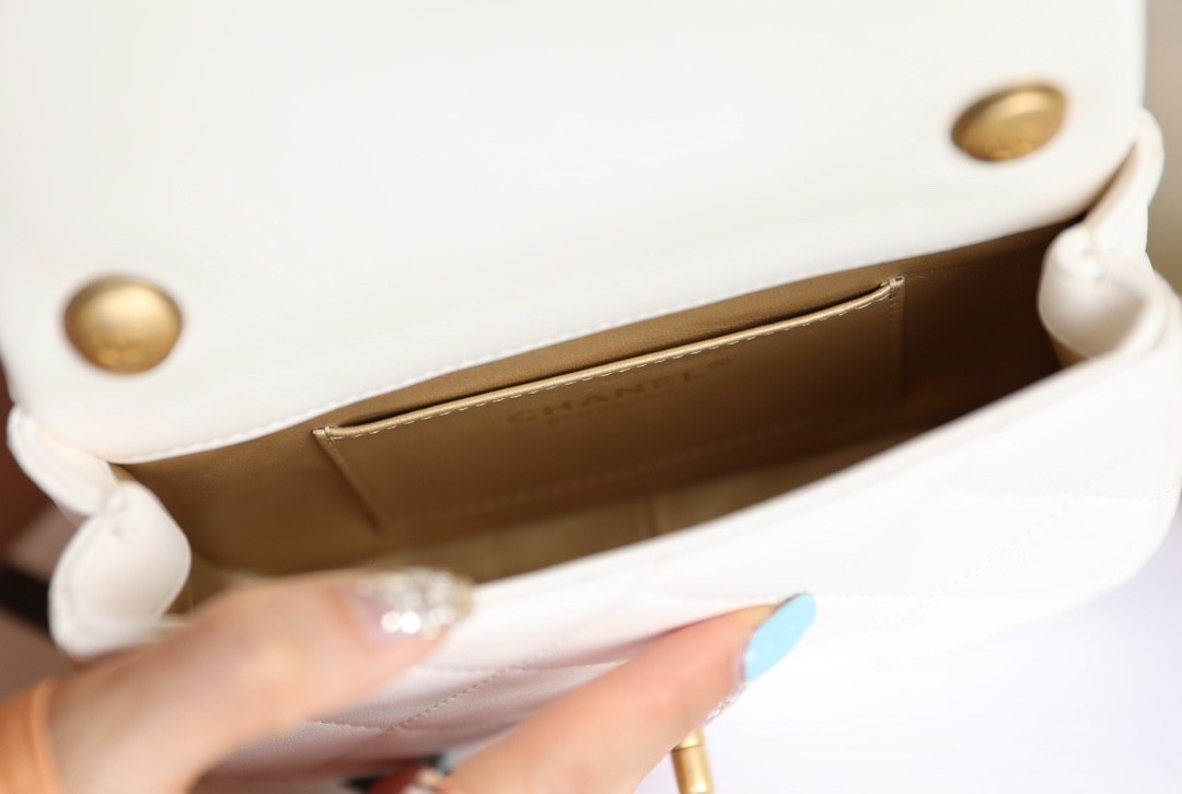 24S春夏雙珍珠方胖子 白色_5