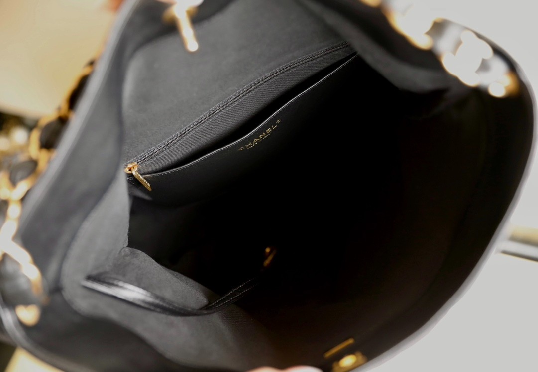 24P春夏腋下嬉皮包 黑色大號_7