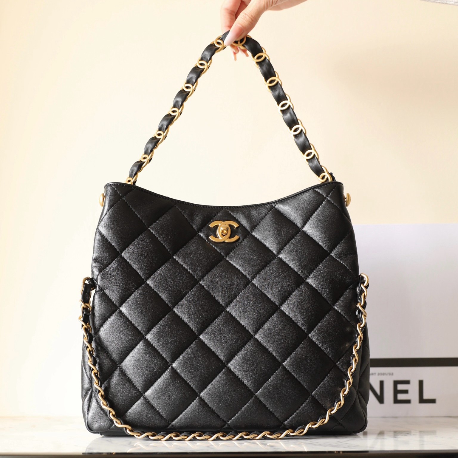 24P Hobo腋下嬉皮包小號黑色_7