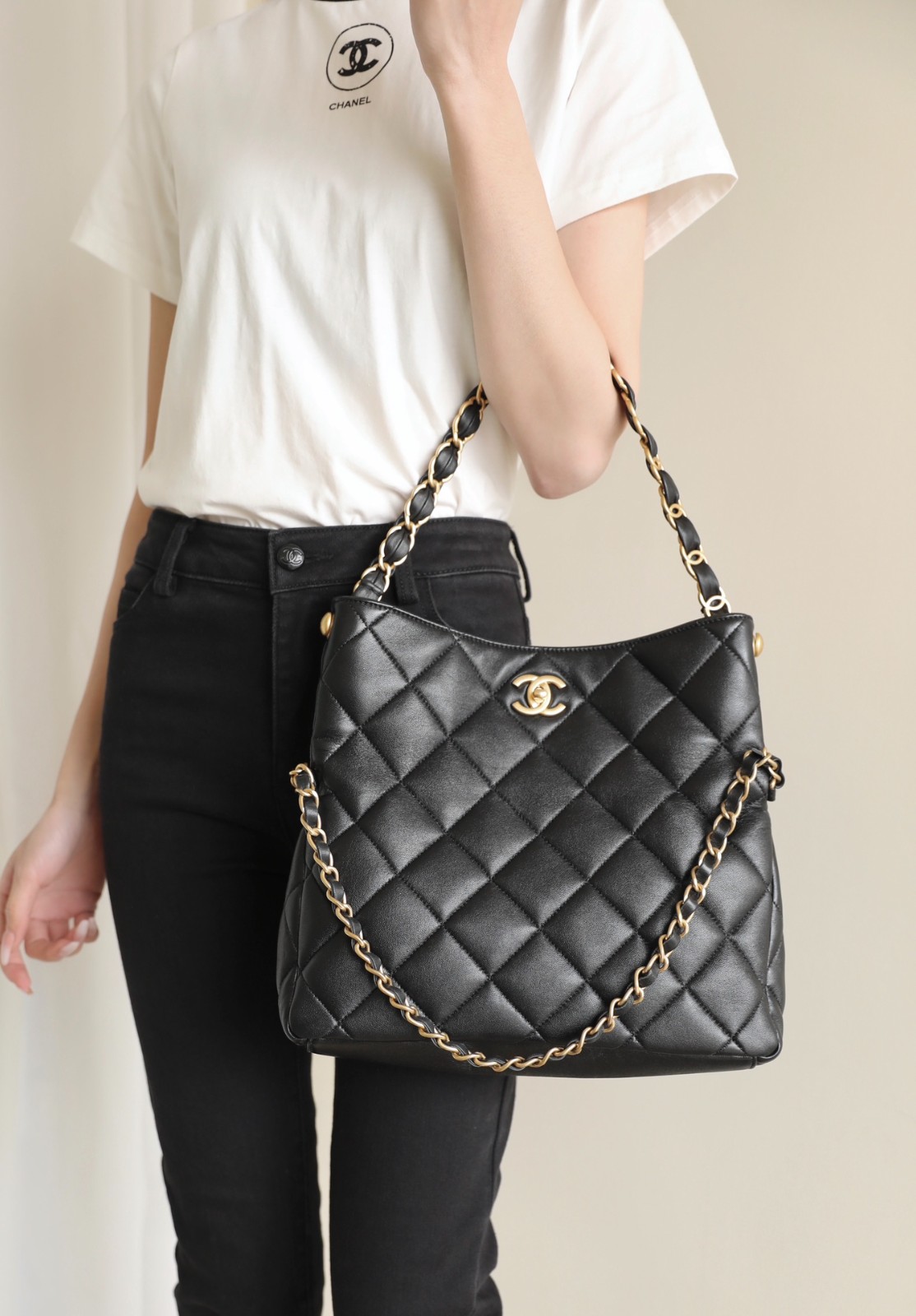 24P Hobo腋下嬉皮包小號黑色_10