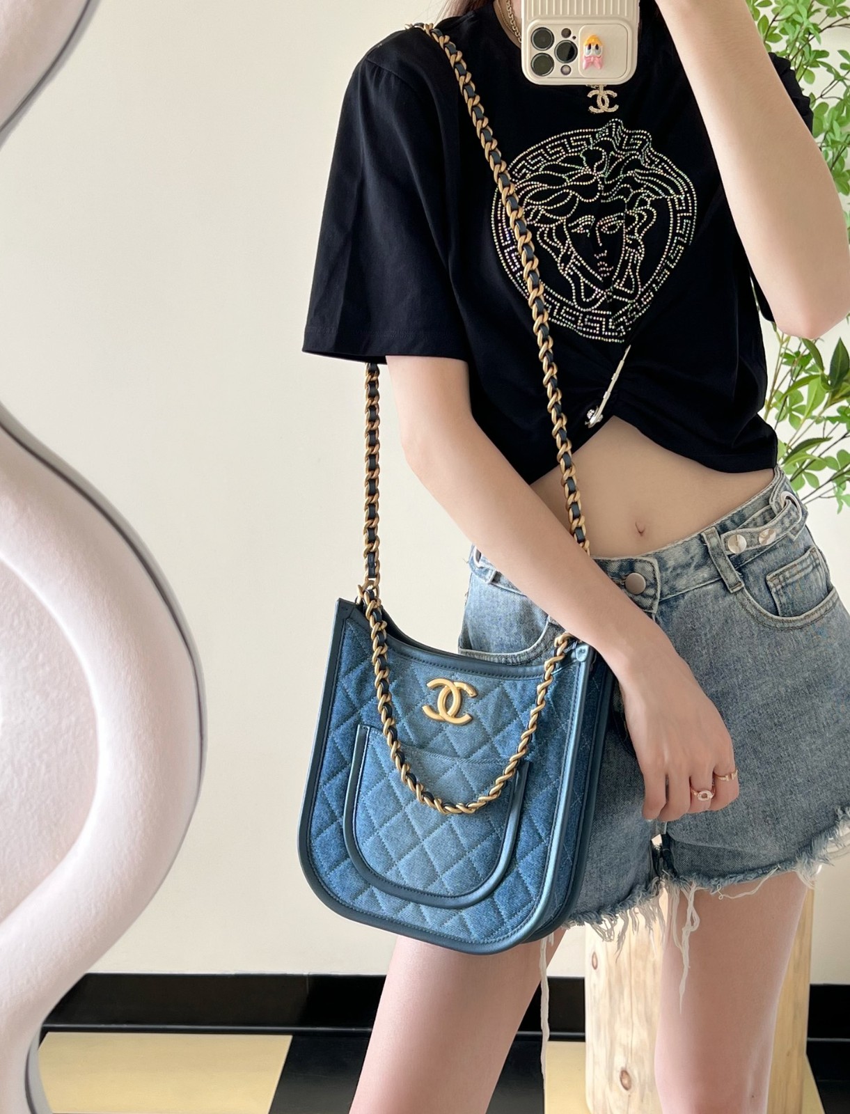 24S春夏嬉皮Hobo 牛仔 大號_8