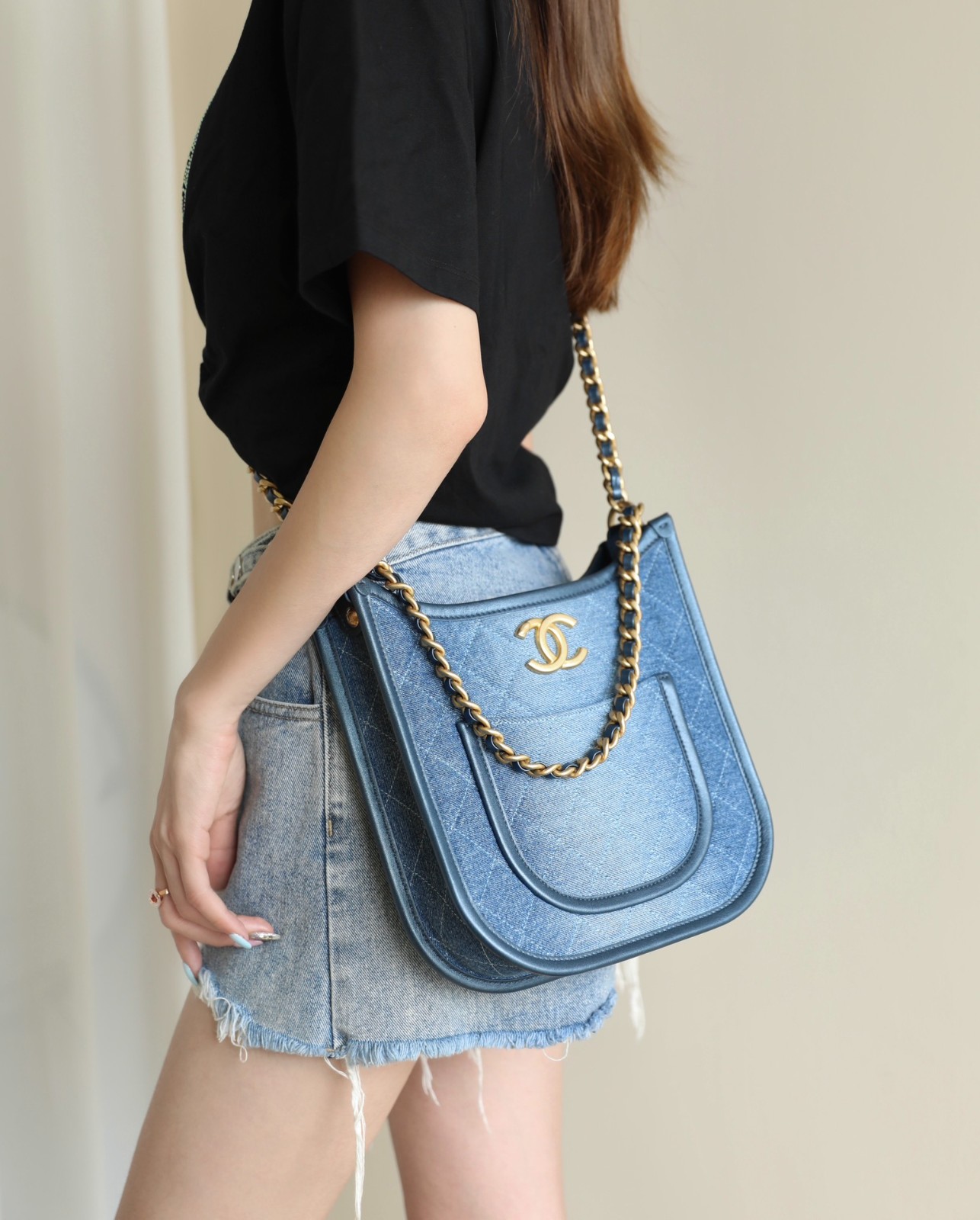 24S春夏嬉皮Hobo 牛仔 大號_10