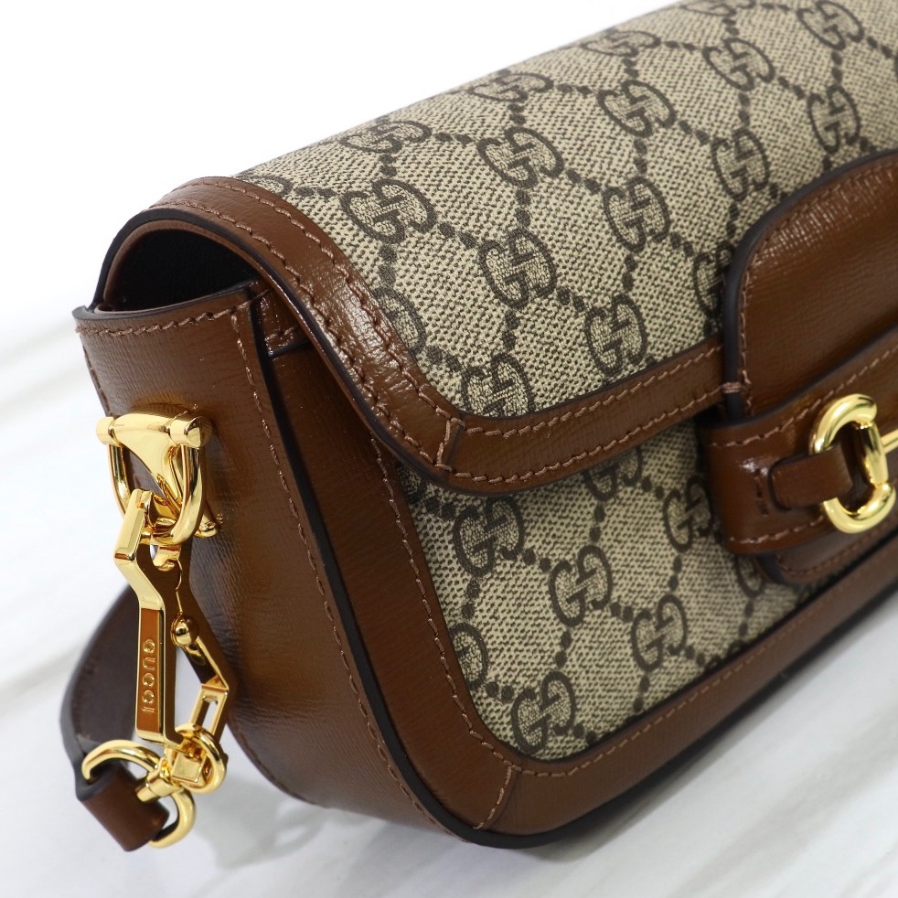 735178 Horsebit 1955 法棍包 焦糖色_4