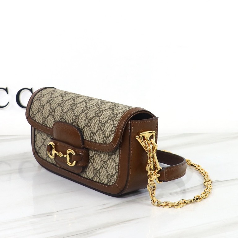 735178 Horsebit 1955 法棍包 焦糖色_2