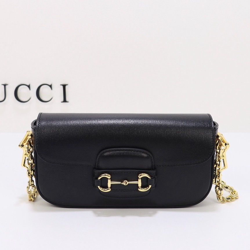 735178 Horsebit 1955 法棍包 黑色_1