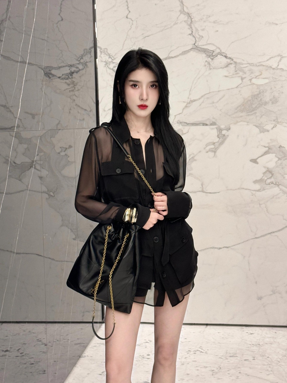 781666 Pochon 垃圾袋 黑色羊皮_6