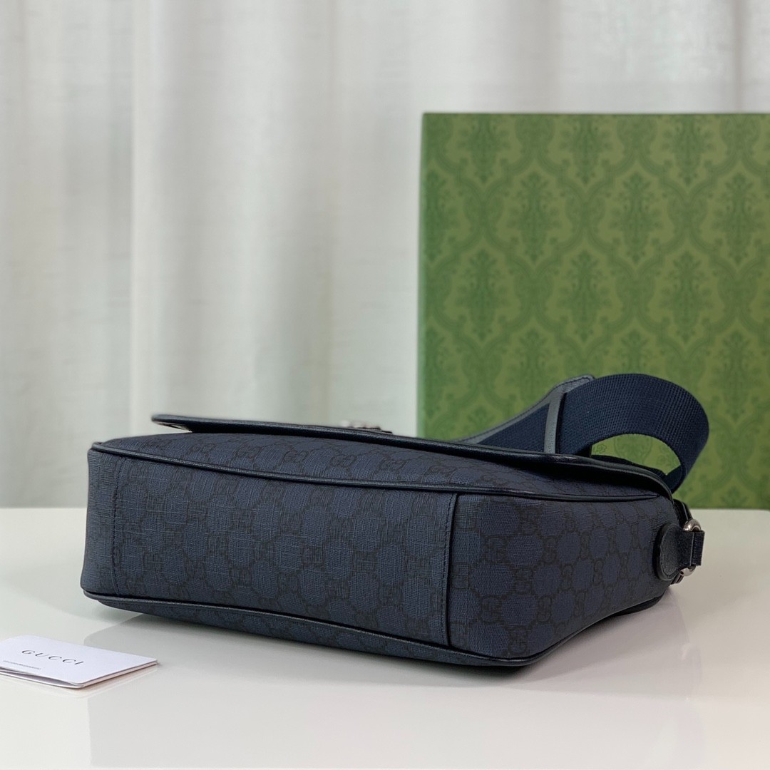 761741 Ophidia系列男士郵差包 藍色_5