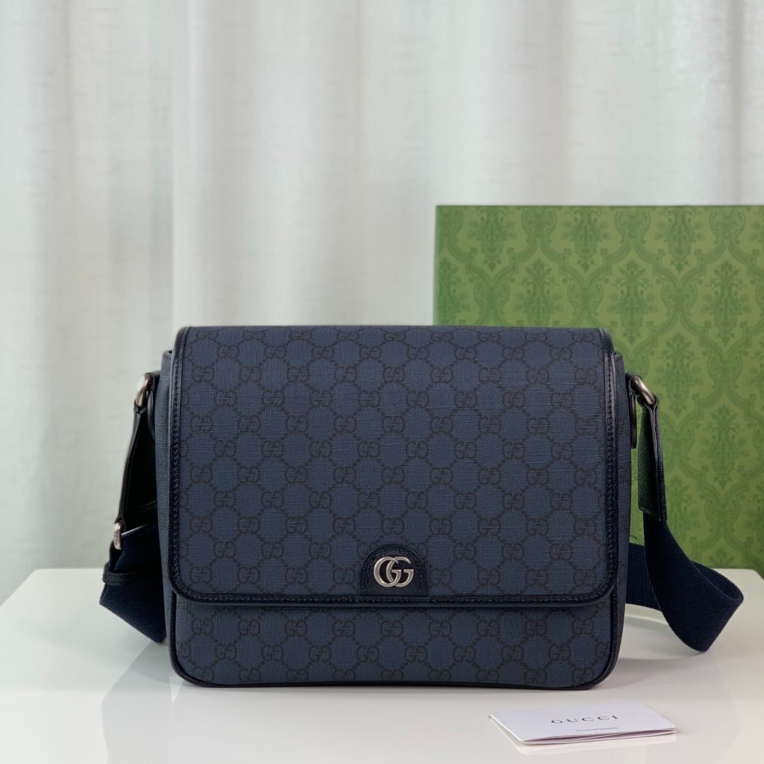 761741 Ophidia系列男士郵差包 藍色_1