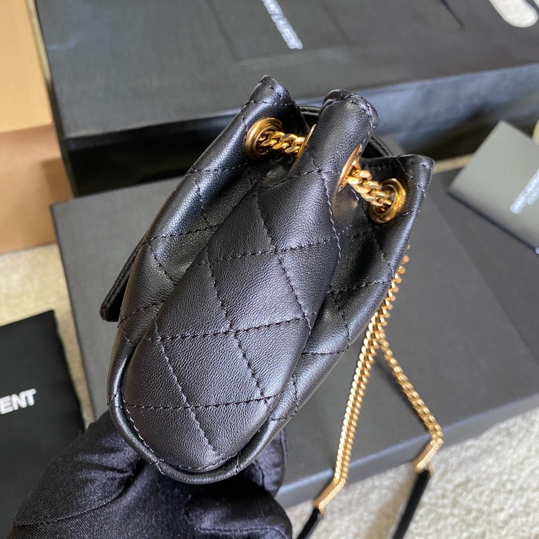 Nolita迷你鍊條包 羊皮 黑色_3