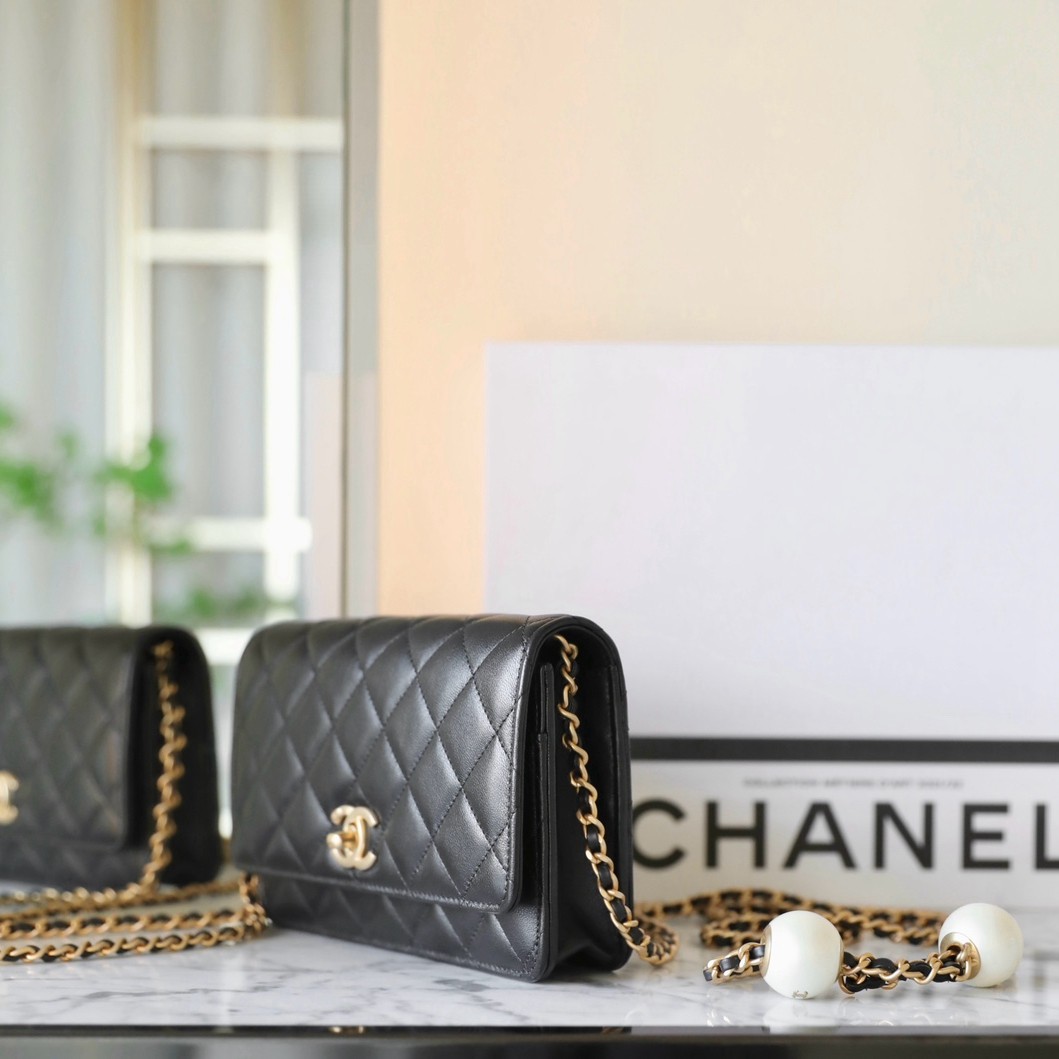 小香雙珍珠WOC黑金_2