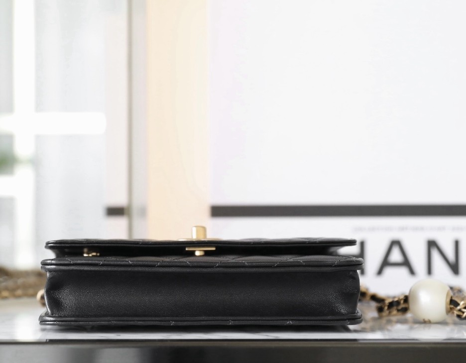 小香雙珍珠WOC黑金_5