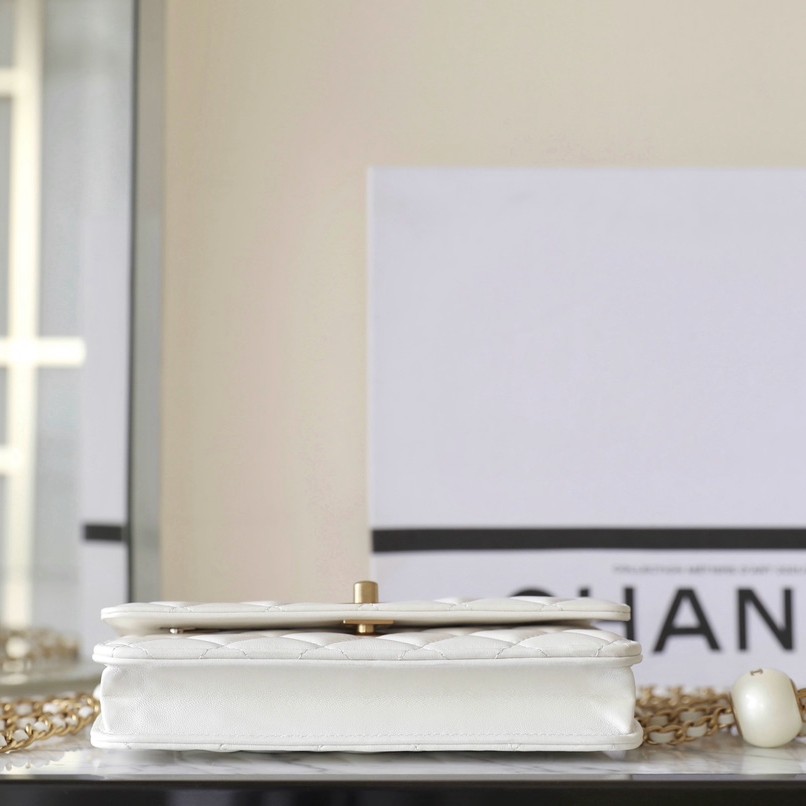 小香雙珍珠WOC白色_5