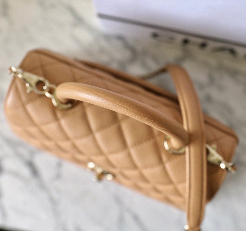 24P Coco Handle焦糖 蜥蜴紋手柄小號_4