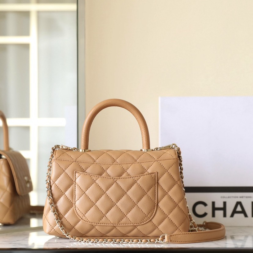 24P Coco Handle焦糖 蜥蜴紋手柄小號_3