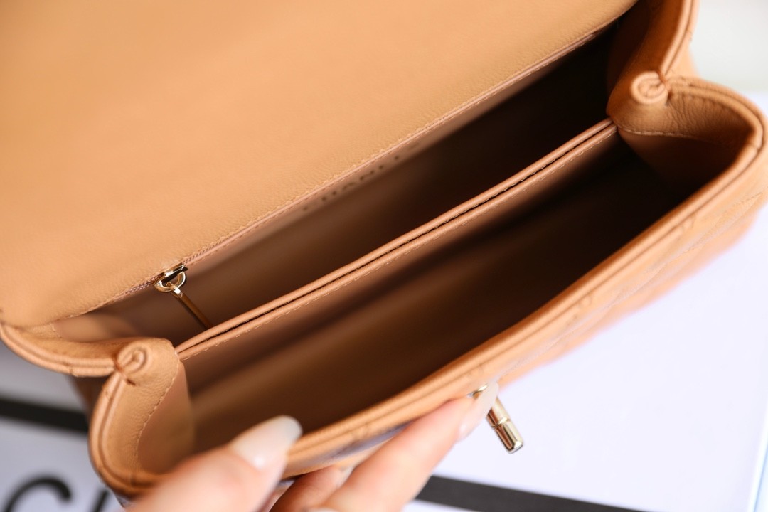 24P Coco Handle焦糖 蜥蜴紋手柄小號_6