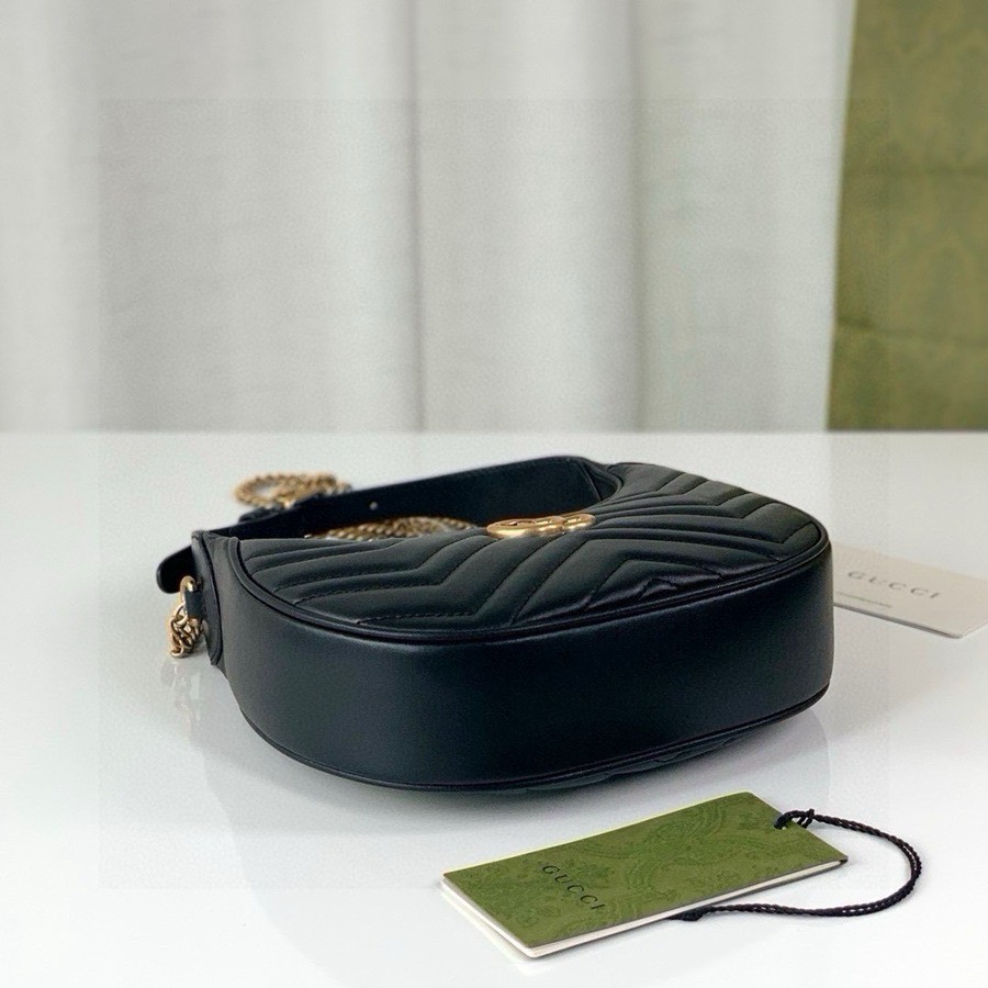 Marmont系列半月包 黑色 699514_5