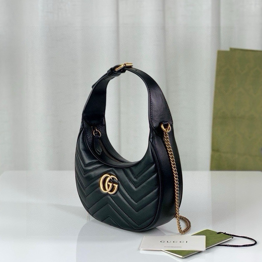 Marmont系列半月包 黑色 699514_3