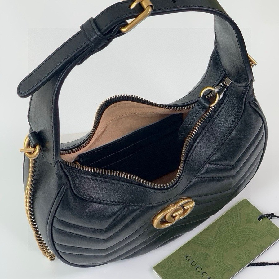 Marmont系列半月包 黑色 699514_8