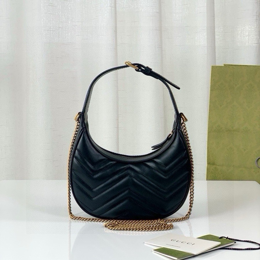 Marmont系列半月包 黑色 699514_2