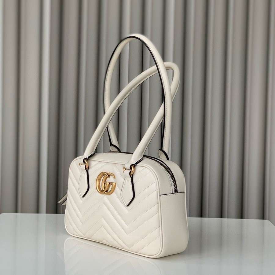 Marmont系列小號提手包 白色 795199_2