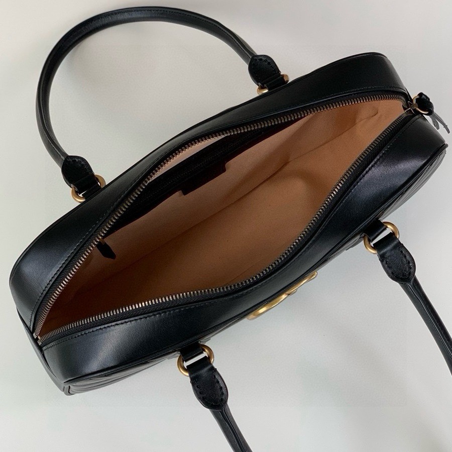 Marmont系列中號提手包 黑色 795218_6