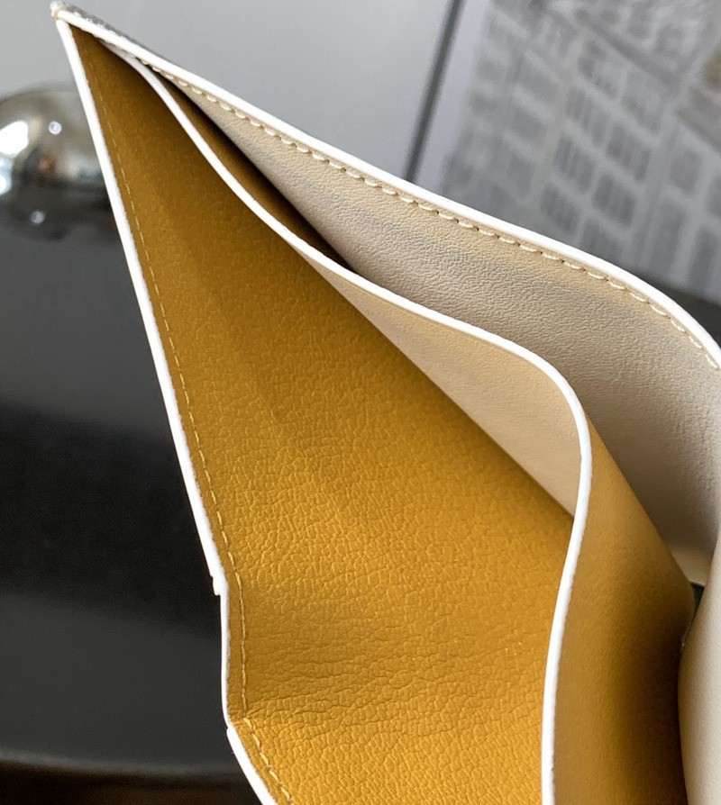 SAINT-FLORENTIN 二折八卡男士錢包 白_5