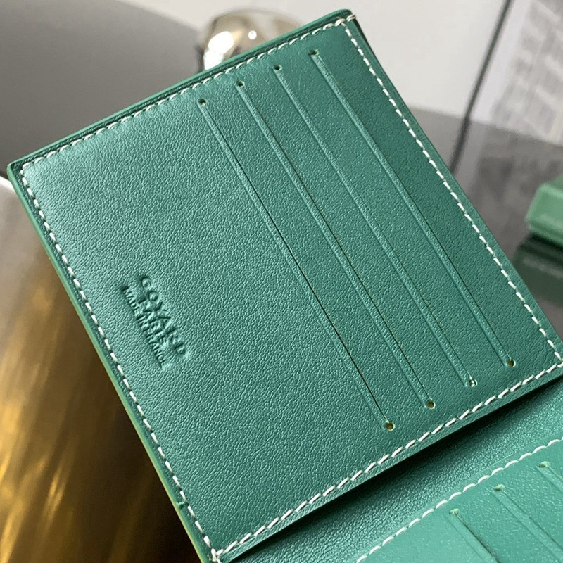 SAINT-FLORENTIN 二折八卡男士錢包 綠_3