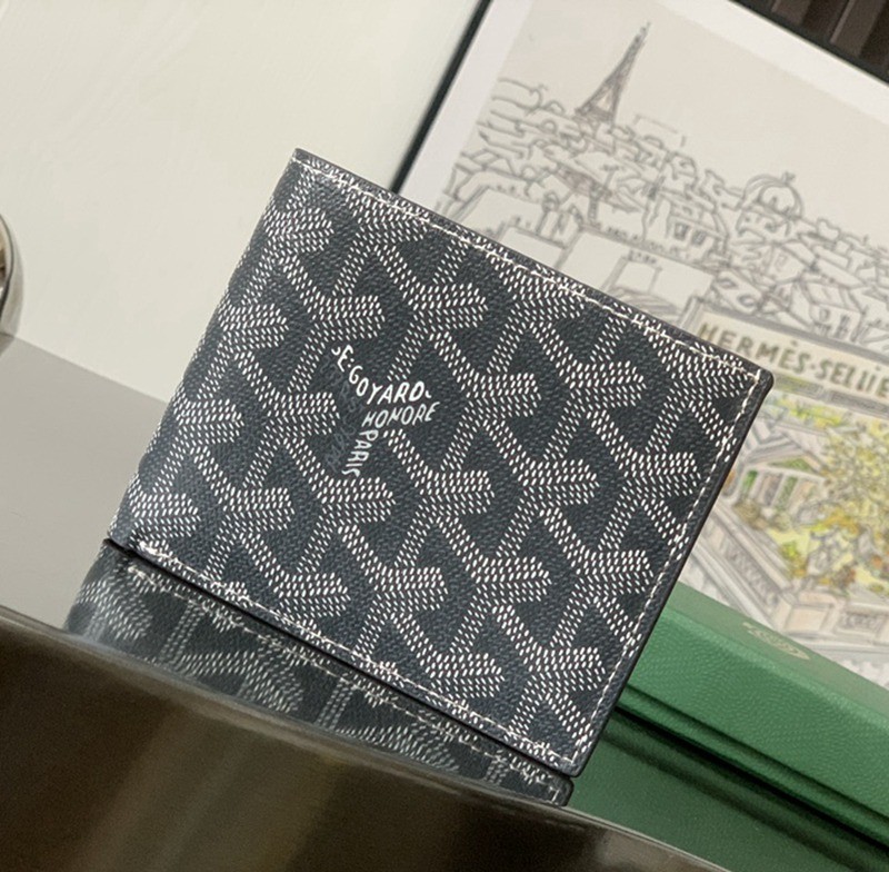 SAINT-FLORENTIN 二折八卡男士錢包 灰_1