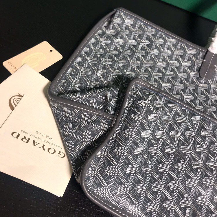 Anjou雙面托特包 灰色_9