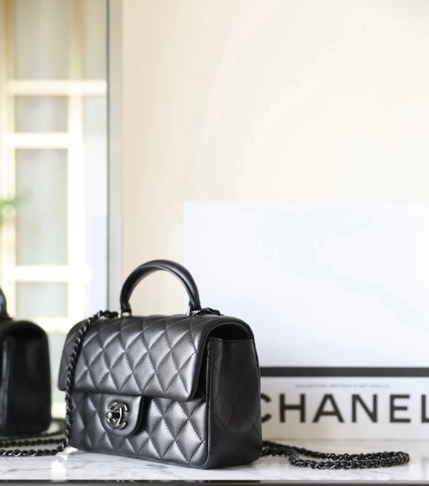 24A手柄CF So Black CF大Mini手提包_2