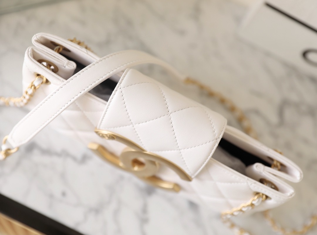 24C 大Logo法棍包 白色_4