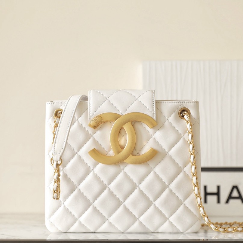 24C 大Logo購物袋 白色_1