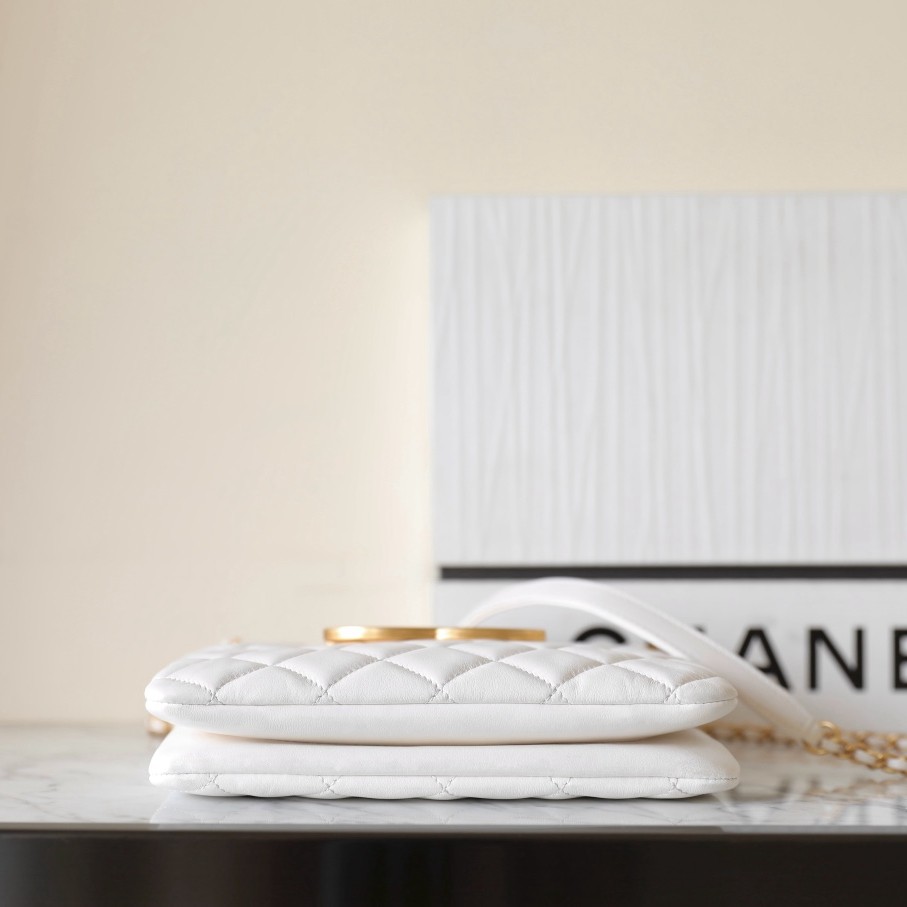 24C 大Logo購物袋 白色_4