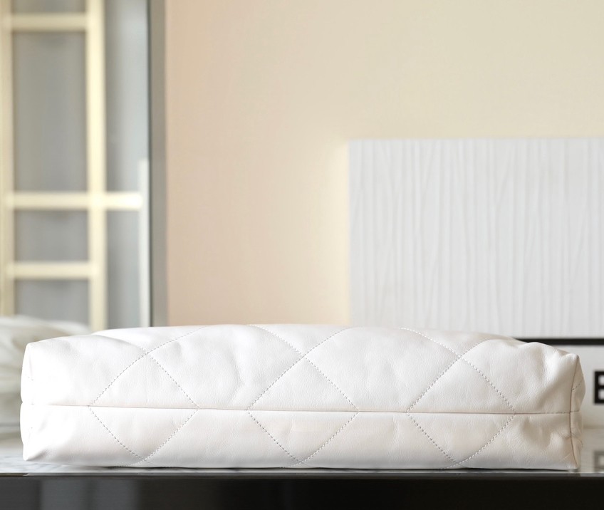 24C 橫款22Bag白色/金扣_5